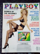 💥Playboy Magazine April 1996 Women Of The Internet Gillian Bonner Centerfold