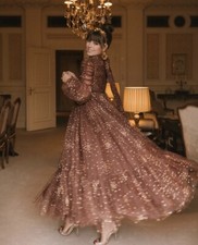 Zimmermann Tempo Ruched Glitter Gown Size 0, US 4, UK 8, FR 36, IT 40 RRP $2,500