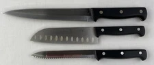 J.A. Henckels Eversharp Pro Knife Set Carving Utility Santoku Serrated B53