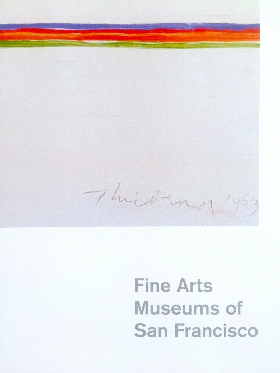 WAYNE THIEBAUD RARE POP ART LITHOGRAPH PRINT MUSEUM POSTER 