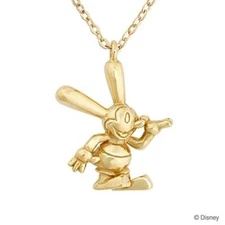 Oswald Disney Necklace Accessories Friends of Smiling K.uno K18 Yellow Gold