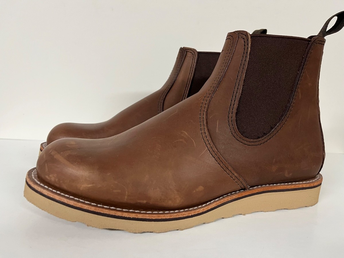 Red Wing Heritage Classic Chelsea Amber Harness Brown Leather Boot