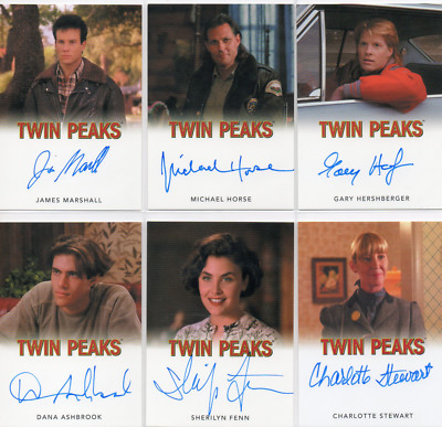 Twin Peaks - Autogrammkarten Auswahl NM Rittenhouse Star Pics 