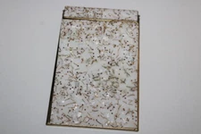 Vintage PS Park Sherman Retro MCM Notepad Holder Gold Glitter - 2