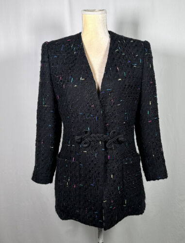 Doncaster Women Blazer Jacket Wool Blend 4 Tweed P