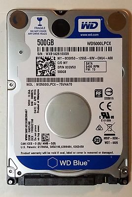 NEW - Original Dell Inspiron 3000 15-3552 Hard Drive CGV5D 500GB Intel Models