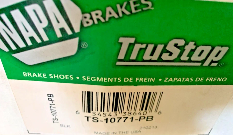 Zapatas de freno de estacionamiento Silverado Sierra Ram F350 caja abierta NAPA Proformer TS10771PB Foto 3 de 3