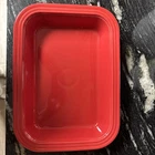 FIESTA 9" X 13" RECTANGULAR SERVING BAKER SCARLET RED