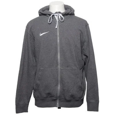 Nike, sweat à capuche, taille : L, gris, coton/polyester, unicolore #Zlt - Photo 1/4