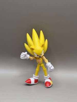 Jazwares SUPER SONIC Sonic the Hedgehog Action Figure 3'' Sega RARE