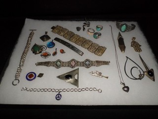 Fine Antique Estate Sterling Silver Jewelry Collection Scrap Recovery Lot 290g