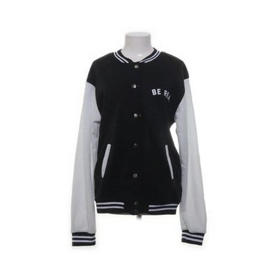 Collegejacke, Damen, Größe: 2XL, Schwarz/Weiß, Polyester, Print #VB5
