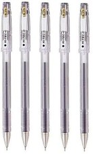 Pilot Hi-Tec-C 025 Gel Ink Pen, Hyper Fine Point 1 Count (Pack of 5), Black