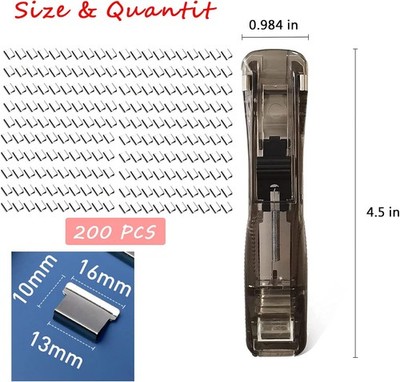 Verschluss Clips,clam clip dispenser,2 Stücke Tragbarer Fast Clam Clip Spender 