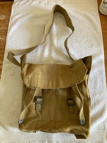 WW2 Dated 1940 British Army Military Pat Small Pack Bag 1937 Pattern Webbing