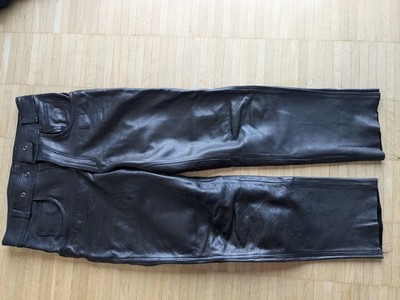 Lederjeans Herren gebraucht, Gr. 32