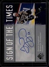 2000-01 SP Authentic #DL David Legwand Sign of the Times