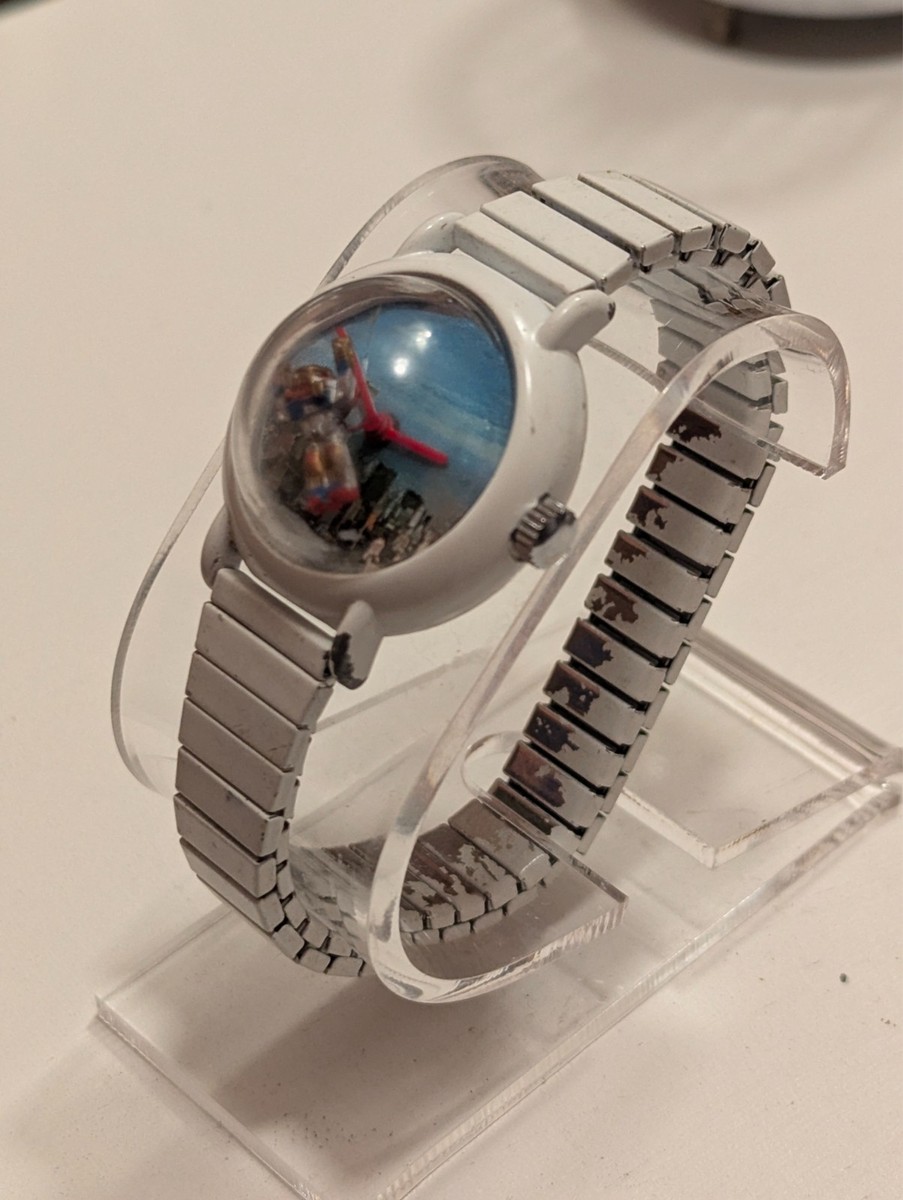 Rare Out of Time vintage robot mechanical watch transformers 