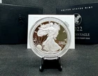 2022-W Proof American Silver Eagle with OGP & COA! 1 Oz .999 Silver!