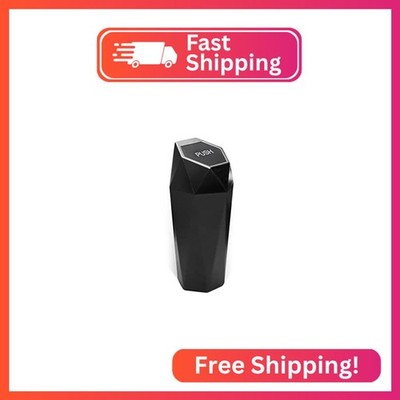 Car Trash Can with Lid, Mini Portable Auto Garbage Can, Small Leakproof Diamond 