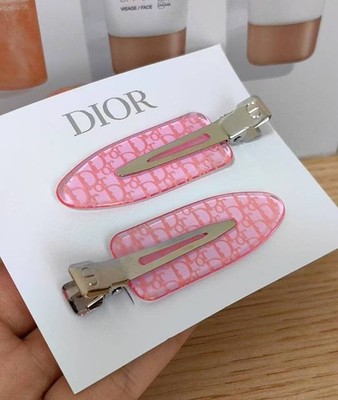 Set of 2 Dior Scrunchie Limited Pink Boxed Backstage Hair pin