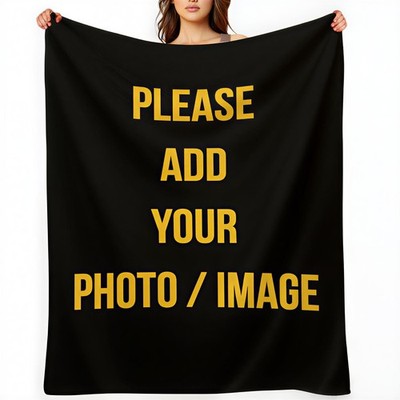 Custom Blanket with Photo Personalized Blanket Throw 30x40,40x50,50x60,60x80
