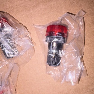Auspicious NPL-22 BA9S Panel Indicator Lamp Red 110V/120V 3W Max Pilot Light