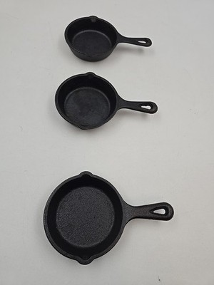 3'' Cast Iron Frying Pans Lodge U S A  Ashtray