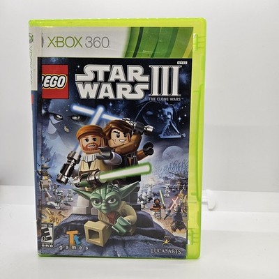 LEGO Star Wars III The Clone Wars Xbox 360 Game Complete CIB