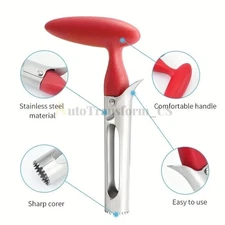 NEW Twist Easy Core Remover Stainless Steel Apple Pear Fruit Corer Tools