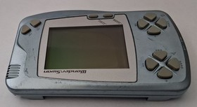WONDERSWAN Handheld in Blue Metalic SW-001 Needs New Screen Bandai - Tested