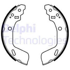 DELPHI Bremsbackensatz Bremsbacken Hinterachse für Suzuki Swift IV FZ NZ 1.2