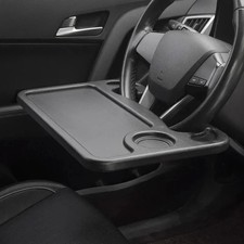 Car Steering Wheel Tray Table Coffee Drink Holder Laptop Stand Eating Food Desk