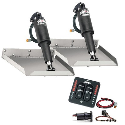 Lenco 9 '' x9 '' Edgemount Rand Tab Set Mit / LED Blinker Schalter 12V TT9X9EI