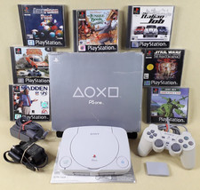 Boxed Playstation 1 PS1 console with controller & games bundle GC full set up