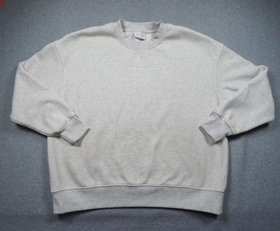 Wilo The Label Sweatshirt Womens Small Gray Crewneck Fleece Oversized Australia