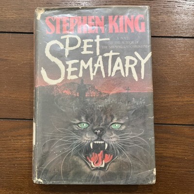 Stephen King Pet Cemetery HC/DJ Book First Print Gutter Code Y38 1st Ed 1983