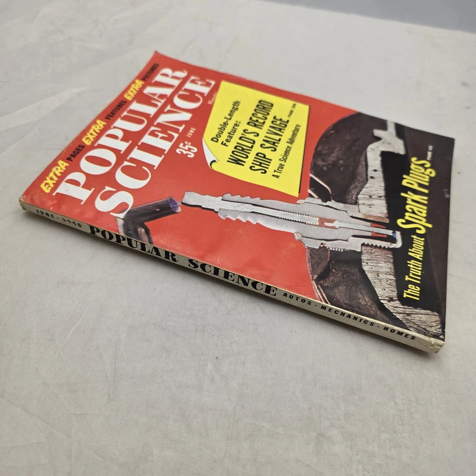Popular Science Magazine June 1960 Flyer Briggs Stratton Smith Spark Plugs Foto 2 de 4