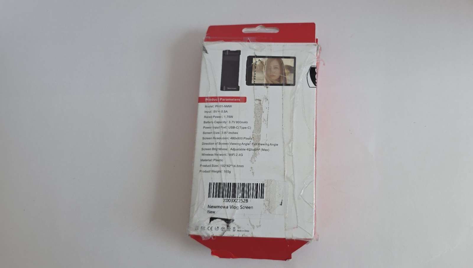 Newmowa Phone Vlog Selfie Monitor Screen, Magnetic Phone Holder Clip PH01-NMW