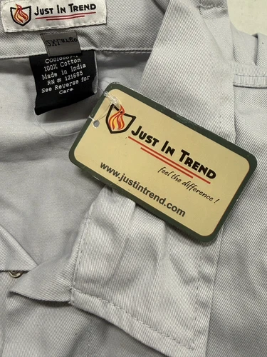 Classic Safety Work Coverall - Long Sleeve - 100% Cotton - 7 oz New With Tag 2XL image 2