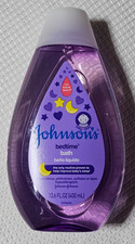 Johnson  s Baby Bedtime Bath Hypoallergenic Baby Wash 13.6 fl oz Purple Bottle 