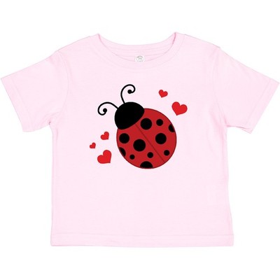 Inktastic Lady Bug And Hearts Baby T-Shirt Ladybug Lover Bugs Insects Cute Girls