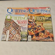 American Patchwork  Quilting Lot of 4 from 2007 and 2010