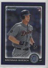 2010 Bowman Draft Chrome Purple Refractor Brennan Boesch #BDP7 0nr3