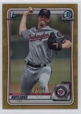 2020 Bowman Chrome Prospects Gold Refractor 30/50 Jackson Rutledge #BCP-91 09yc