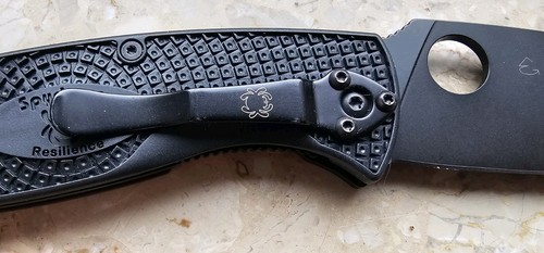 Spyderco Resilience Lightweight Black Blade PlainEdge Taschenmesser ✔️ 01SP1158 - Bild 5 von 7