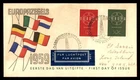 Mayfairstamps Netherlands FDC 1959 dual Europa air mail First Day Cover aaz_0598