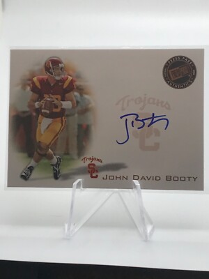 John David Booty 2008 Press Pass Autograph Bronze #PPS-JDB Rookie USC Sharp!