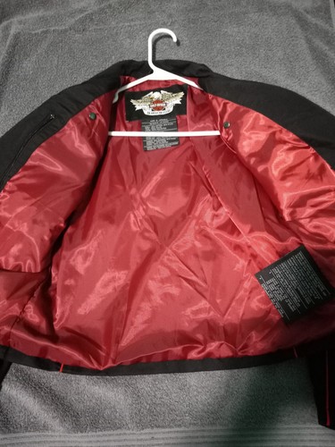 WOMENS HARLEY DAVIDSON WIND BREAKER BOMBER MOTORCYCLE JACKET SMALL - Picture 3 of 4