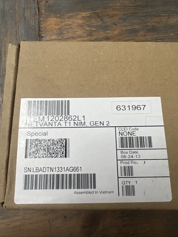 Adtran 1202862L1 1202864L1 WAN-T1 DBU Adapter Card Module - Image 3 of 3